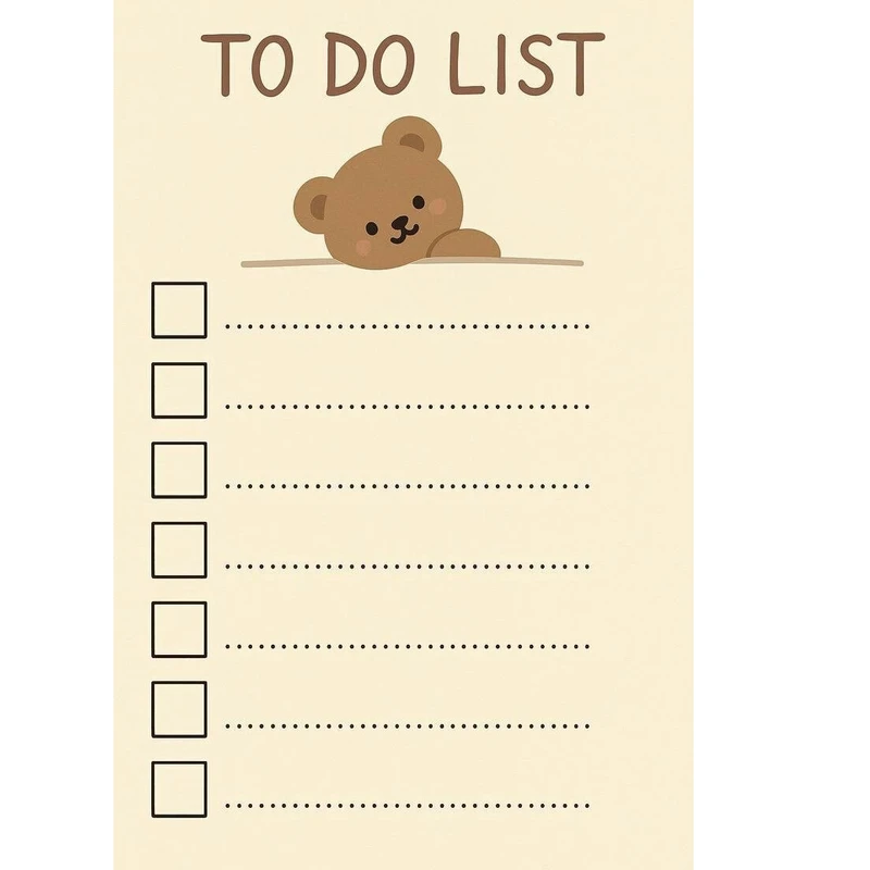 کاغذ یادداشت A5 مدل planner to do list کد 926 بسته 15 عددی