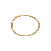 دستبند زنجیری طلا 18 عیار زنانه الی گالری مدل تیغ ماهی ایتالیایی کد 03