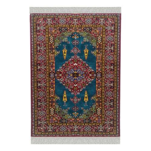 فرش دستبافت یک و نیم متری کد 1362