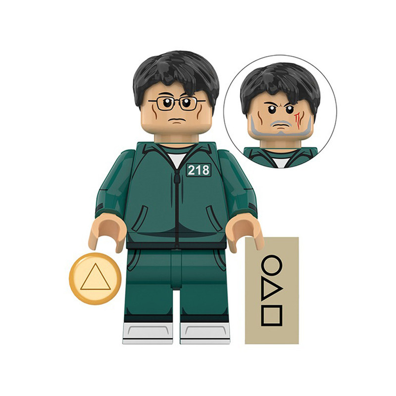 ساختنی 6 تکه برانت مدل بازیکن شماره 218 سریال اسکوئید گیم