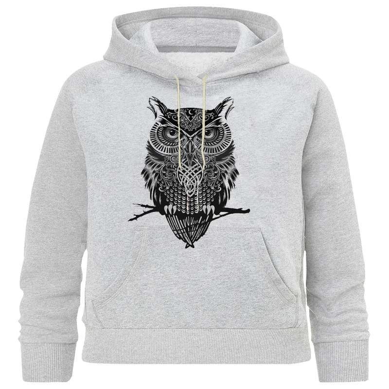 هودی دخترانه مدل جغد کد M 177