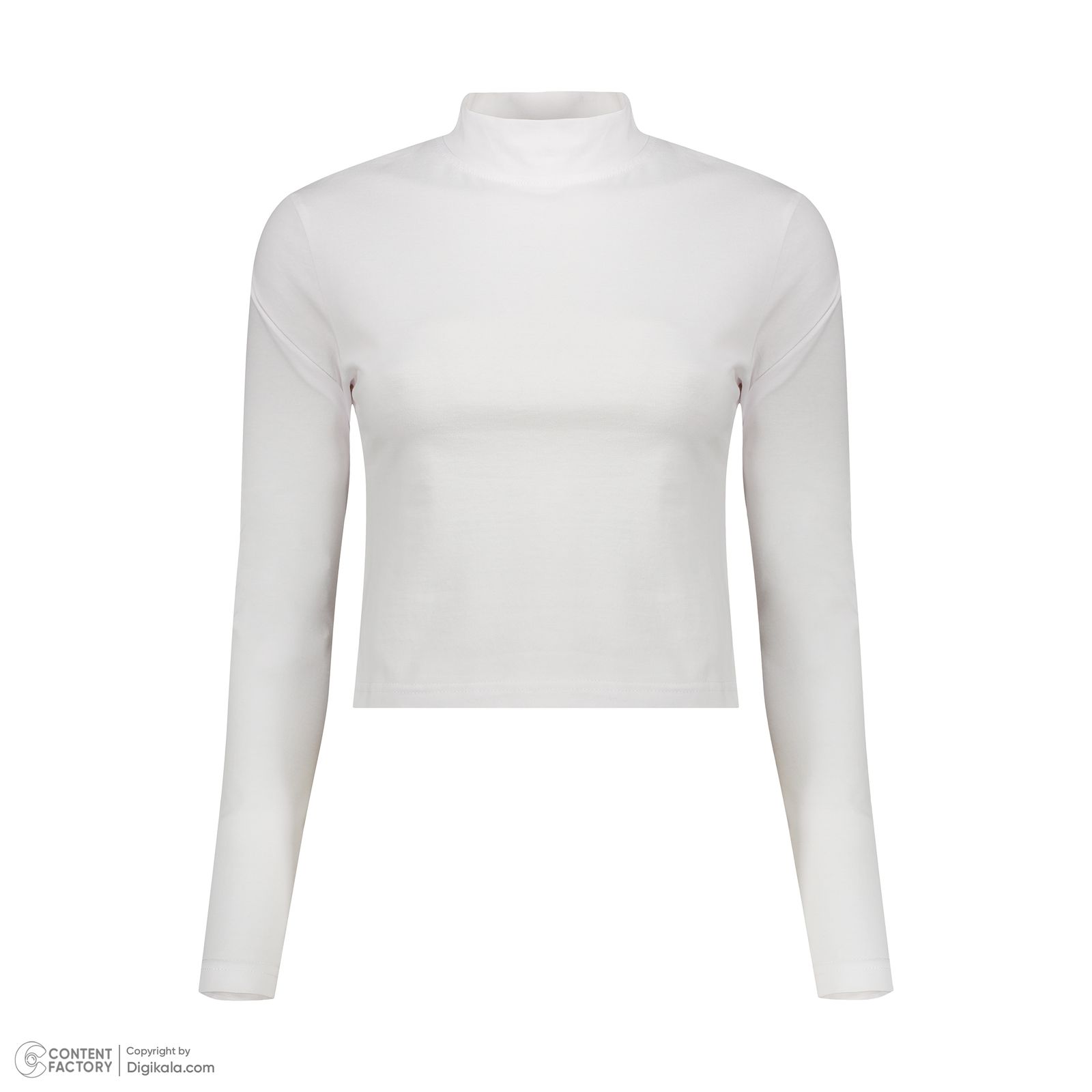 کراپ تیشرت آستین بلند زنانه کانتکس مدل 205 - - 2