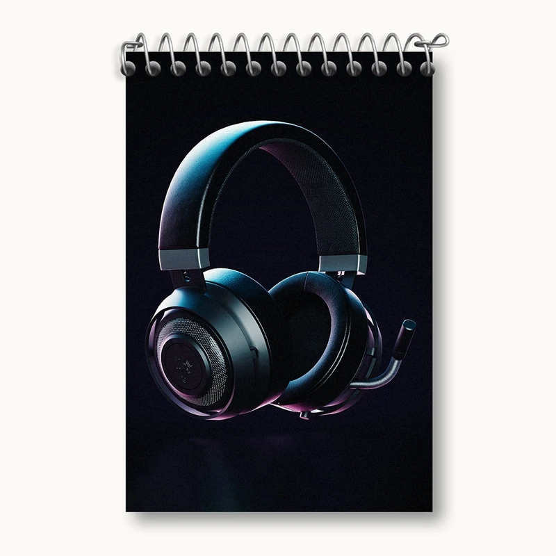 دفتر یادداشت 50 برگ خندالو مدل هدفون کد F1133