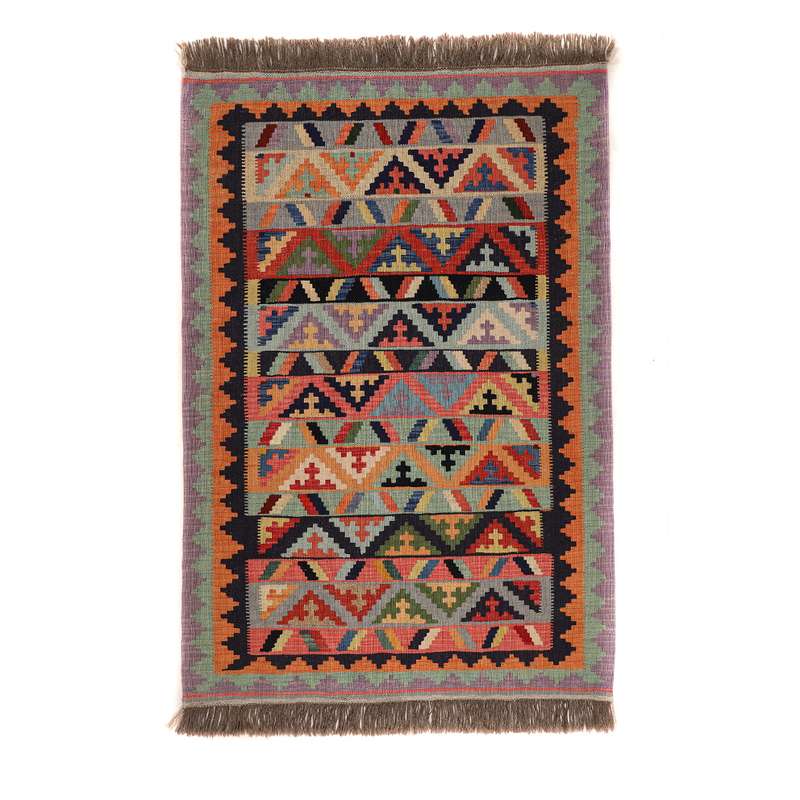 گلیم دستبافت سه متری مدل دکوراتیو کد A-A140627