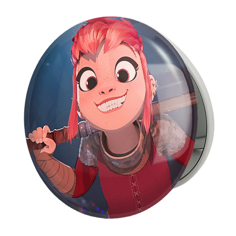 آینه جیبی خندالو طرح انیمیشن نیمونا مدل تاشو کد 28875