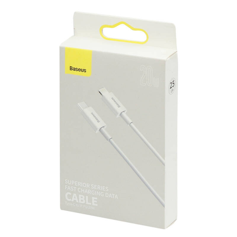 کابل تبدیل USB-C به لایتنینگ باسئوس مدل CATLYS-02 طول 0.25 متر