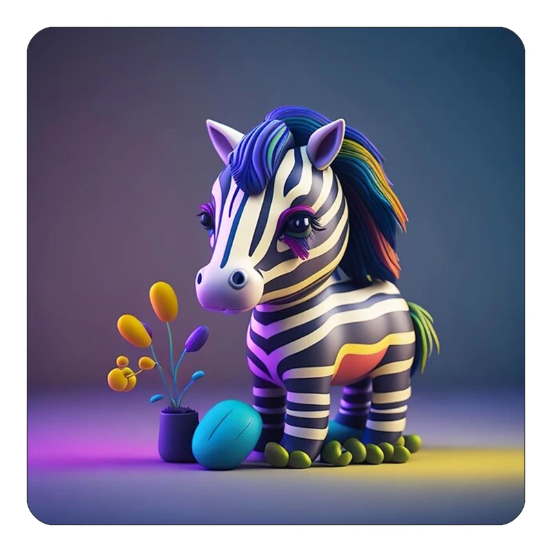 مگنت کاکتی طرح حیوانات رنگی مدل mp27135