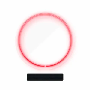 چراغ رومیزی ریموت دار مدل CIRCLE-GL_RD-GLASS