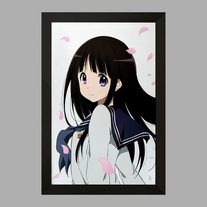 تابلو خندالو مدل چیتاندا انیمه هیوکا Hyouka  کد 17056