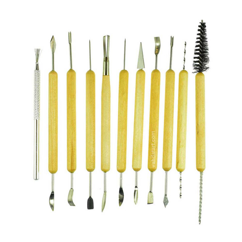 ابزار سفالگری مدل 1040-rima کد 166036 مجموعه 11 عددی