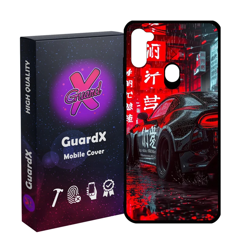 کاور گارد ایکس طرح ماشین مدل  Glass10740 مناسب برای گوشی موبایل سامسونگ Galaxy A11/M11