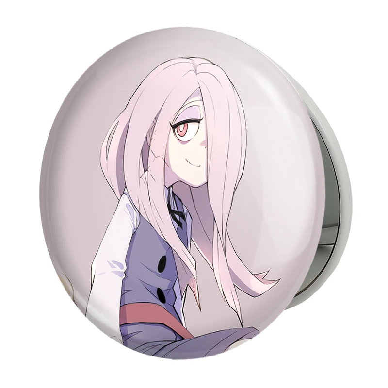 آینه جیبی خندالو طرح سوسی انیمه جادوگران کوچک Little Witch Academia مدل تاشو کد 22925 