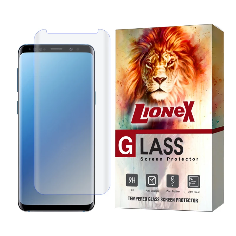 محافظ صفحه نمایش یووی لایونکس مدل UVLIGHTL مناسب برای گوشی موبایل سامسونگ Galaxy S9 Plus