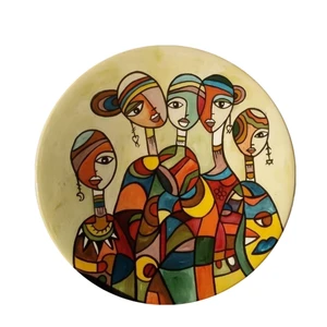 بشقاب دیوارکوب سفالی کد D446