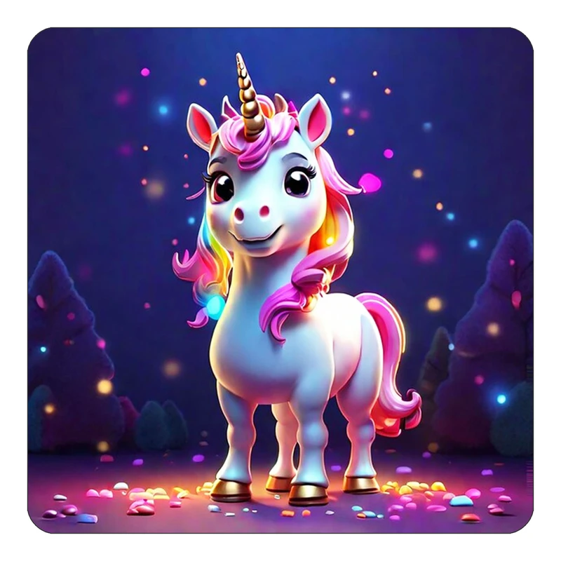 مگنت کاکتی طرح اسب تک شاخ و یونیکورن مدل mp30759