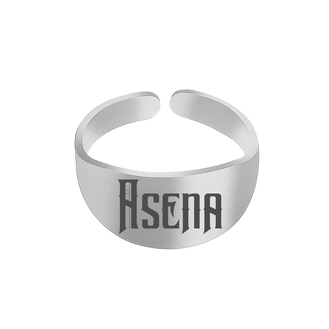 انگشتر نقره زنانه ترمه 1 مدل آسنا کد 031 RSIL