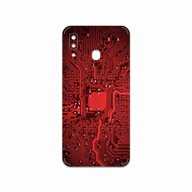 برچسب پوششی ماهوت مدل Red Printed Circuit Board مناسب برای گوشی موبایل سامسونگ Galaxy A20