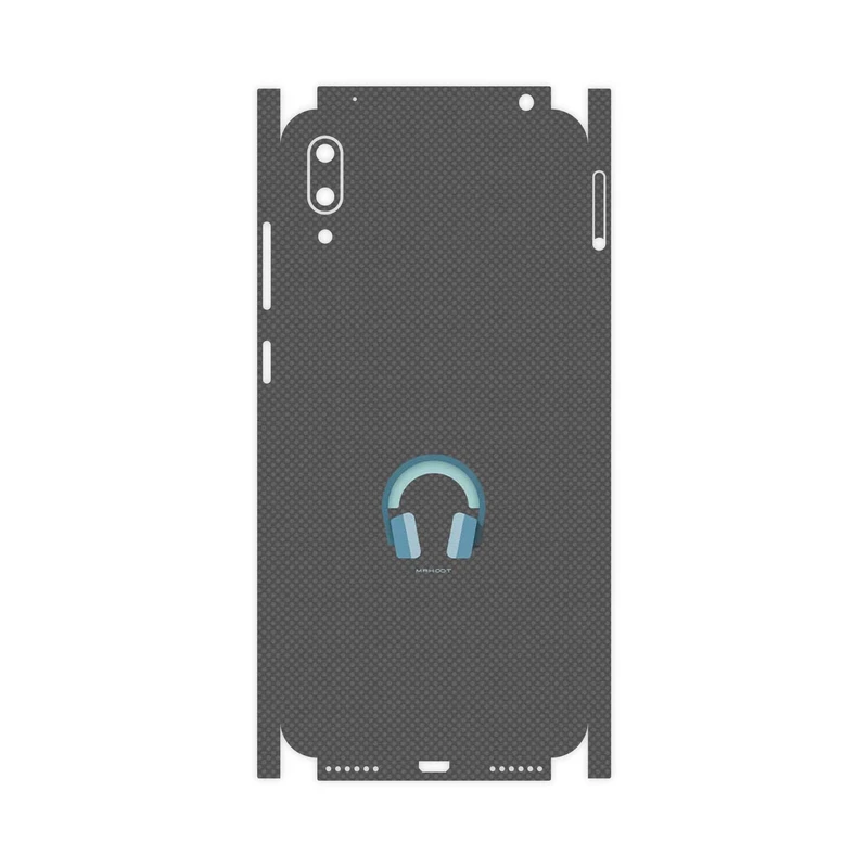 برچسب پوششی ماهوت مدل Minimal Headphone Icon-FullSkin مناسب برای گوشی موبایل هوآوی Y7 Pro 2019