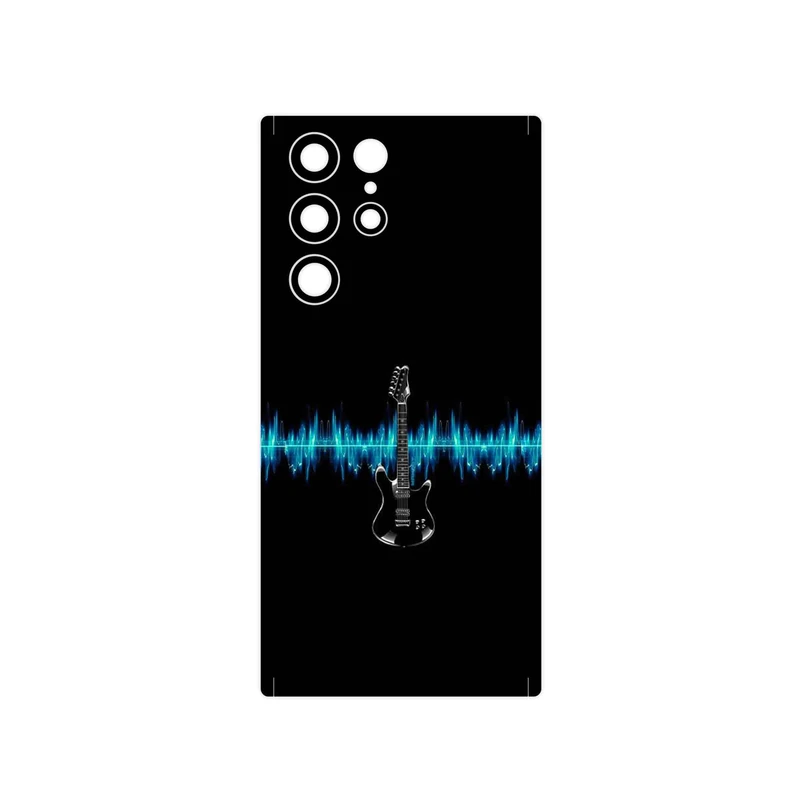 برچسب پوششی ماهوت مدل Electric Guitar مناسب برای گوشی موبایل سامسونگ Galaxy S22 Ultra 5G