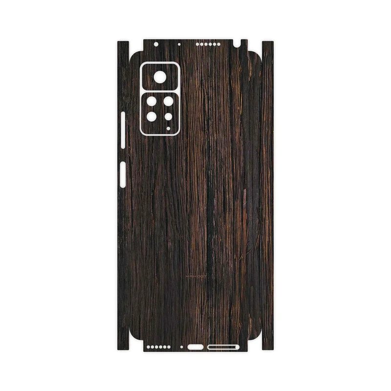 برچسب پوششی ماهوت مدل Burned_Wood-FullSkin مناسب برای گوشی موبایل شیائومی Redmi Note 11 Pro Plus 5G (India)