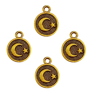 آویز دستبند طرح ماه و ستاره کد AD 174 مجموعه 4 عددی