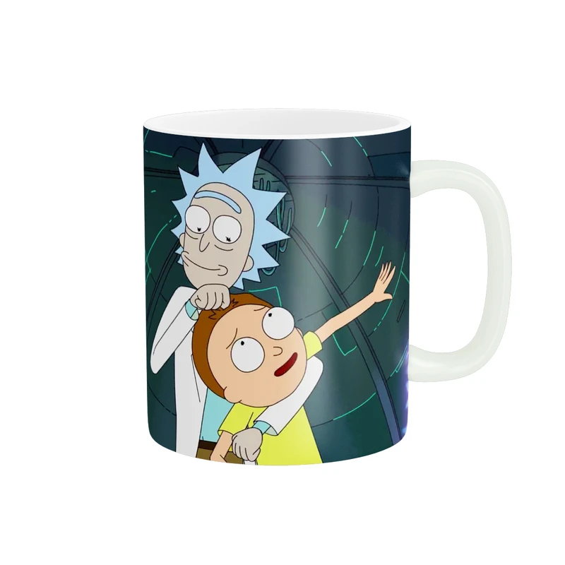 ماگ پادآفرین مدل کارتونی طرح ریک و مورتی کد p9223