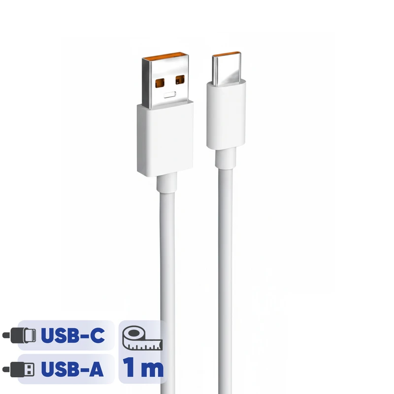کابل تبدیل USB به USB-C سمگپرس مدل mi Turbo Charger به طول 1 متر