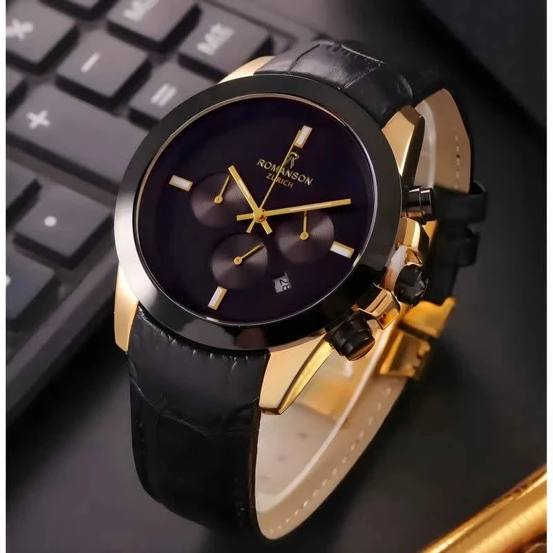 ساعت مچی عقربهای مردانه رومانسون مدل کورنوگراف سه موتور فعال کد 193 ساعت مچی عقربهای مردانه رومانسون مدل کورنوگراف سه موتور فعال کد 193