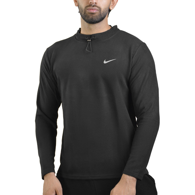 تیشرت آستین بلند ورزشی مردانه مدل GS-M-DriFit-239096 رنگ مشکی