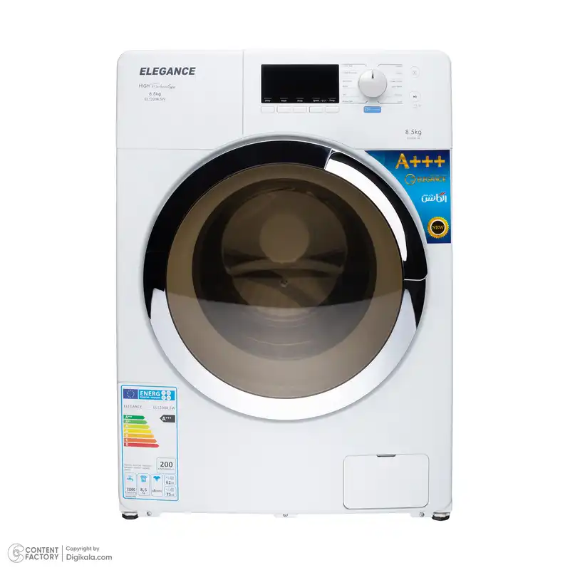 ماشین لباسشویی الگانس مدل EL12008.5 ظرفیت 8 کیلوگرم