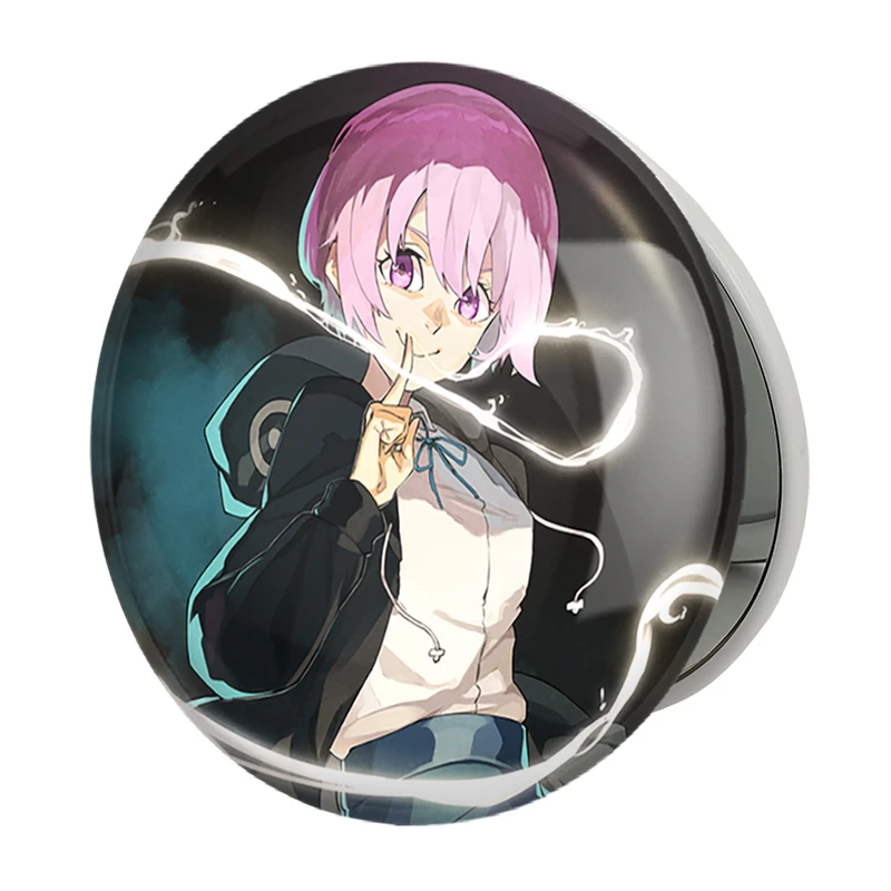 آینه جیبی خندالو طرح کاسوگاتانی انیمه نیروی آتش مدل تاشو کد 32254