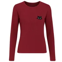 بلوز آستین بلند یقه گرد زنانه مدل سیلوانا کد 02