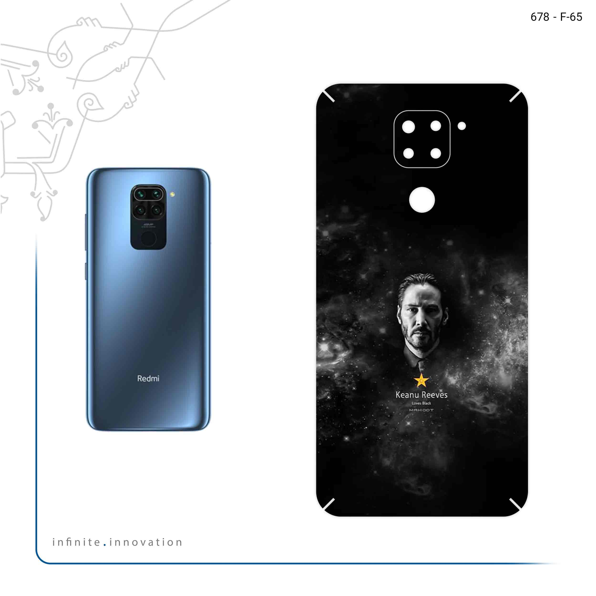 برچسب پوششی ماهوت مدل Keanu Reeves مناسب برای گوشی موبایل شیائومی Redmi 10X