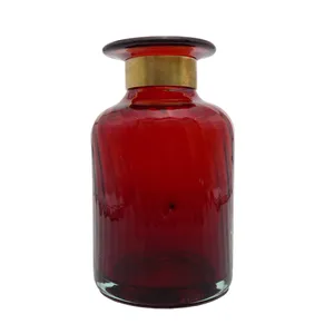 گلدان شیشه‌ای مدل طوق کد GG01