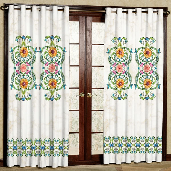 پرده مدل مخمل پانچی کد 7726 سایز 280x140 سانتی متر