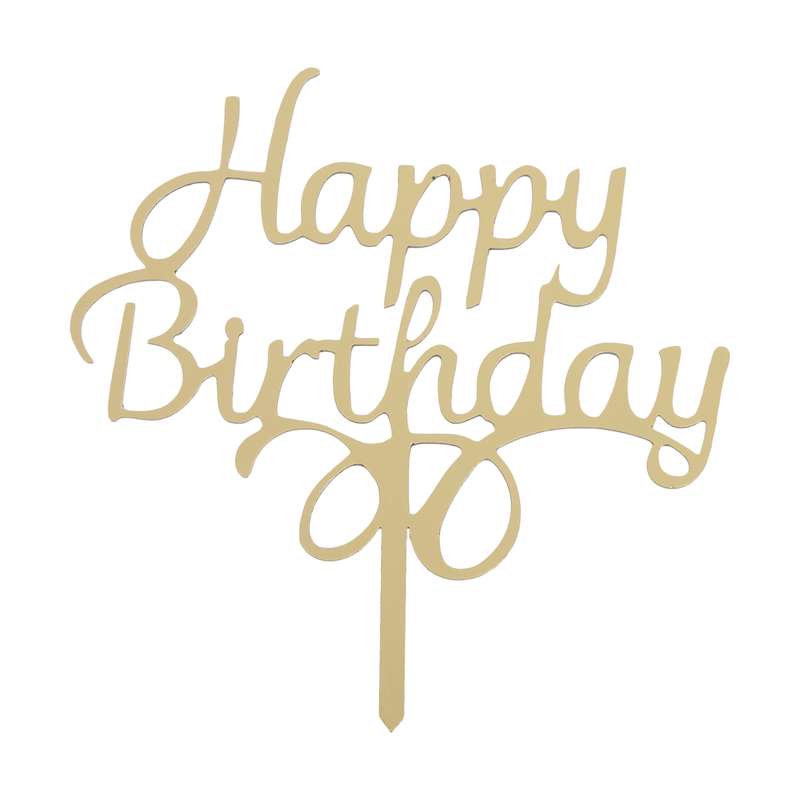 تاپر تزیین کیک طرح happy birthday کد 01