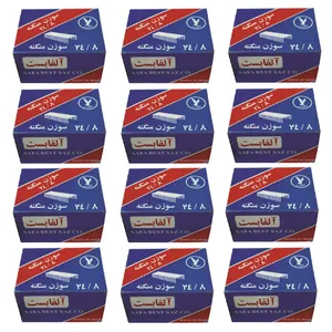 سوزن منگنه آلفا بست سایز 24/8 کد 1200 بسته 48000 عددی