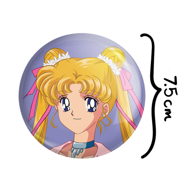آینه جیبی خندالو مدل اوساگی تسوکینو انیمه سیلور مون Sailor Moon  کد 17442