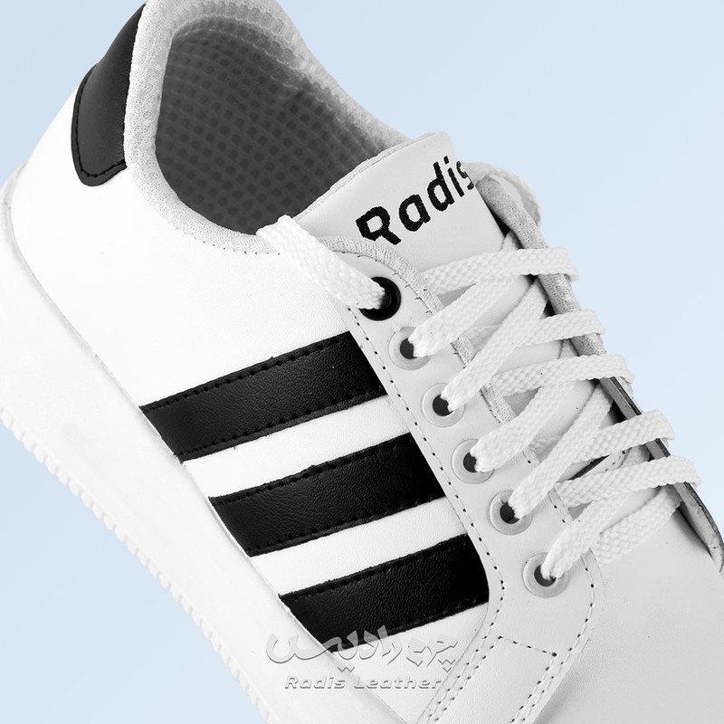 کفش روزمره زنانه چرم رادیس مدل ناروین کد M.BS-662-sfd رنگ سفید