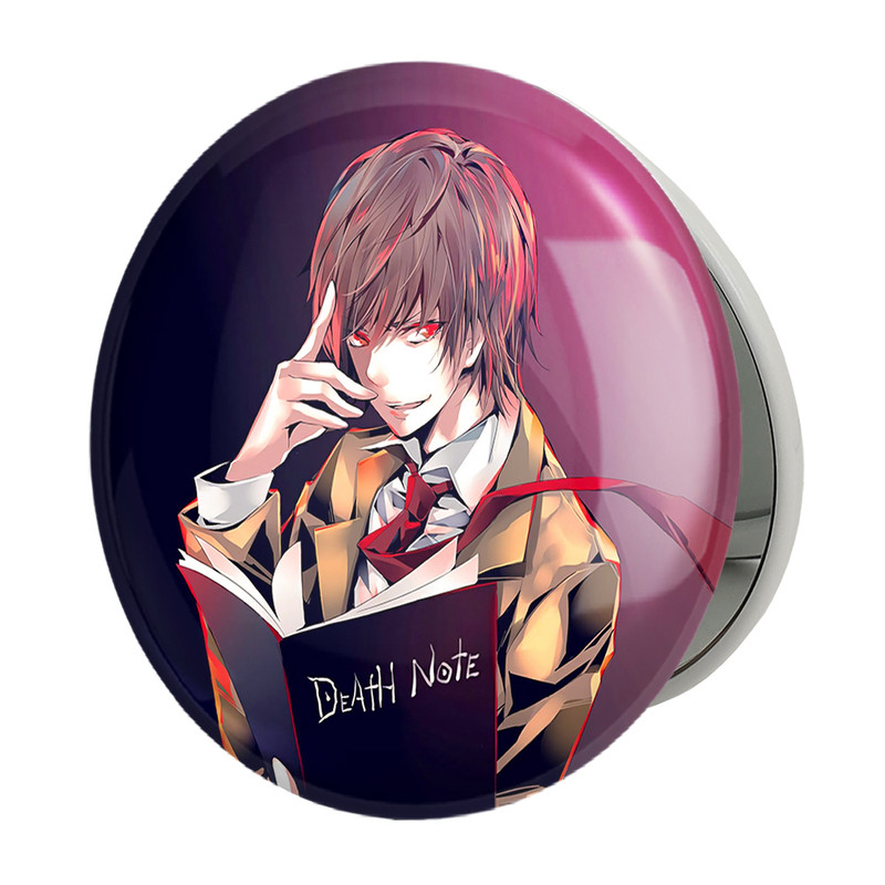 آینه جیبی خندالو طرح لایت یاگامی انیمه دفترچه مرگ Death Note مدل تاشو کد 4934 