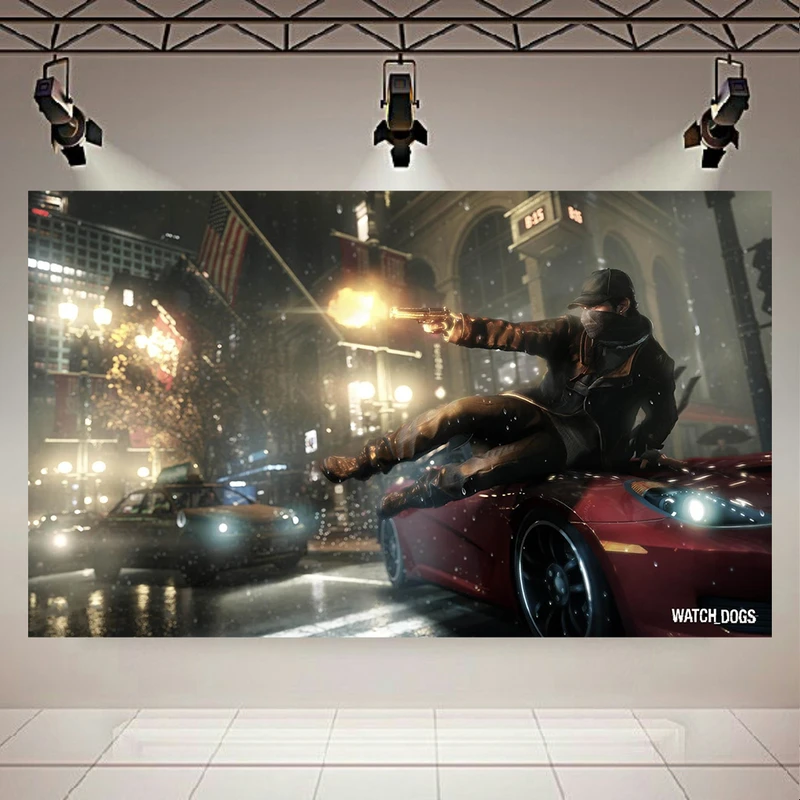 تابلو بوم مدل طرح گیم مدل Watch Dogs 2 کد AR2041