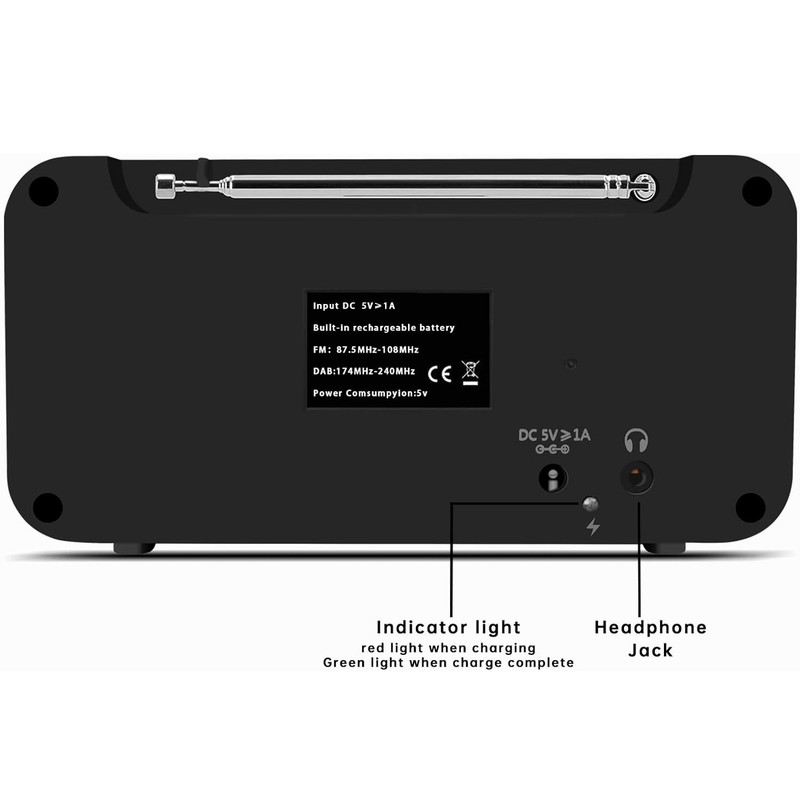 رادیو FM مدل مایکت دارای خروجی هدفون