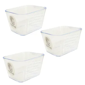 سبد نظم دهنده یخچال تن تن مدل تک دسته بسته 3 عددی