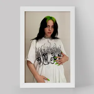 تابلو خندالو مدل بیلی آیلیش Billie Eilish کد 19117