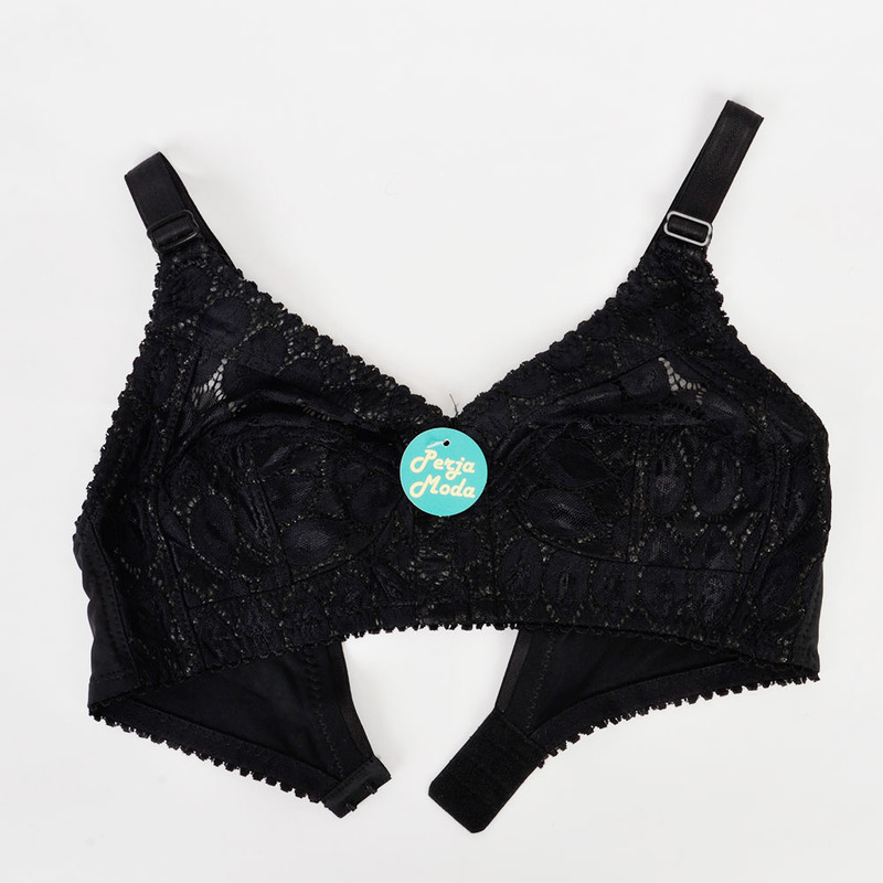 سوتین زنانه پرجامدا مدل 355011902 دانتل رنگ مشکی