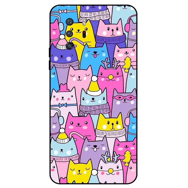 کاور مگافون طرح گربه مدل 8065 مناسب برای گوشی موبایل شیائومی Redmi Note 10 Pro 5G    