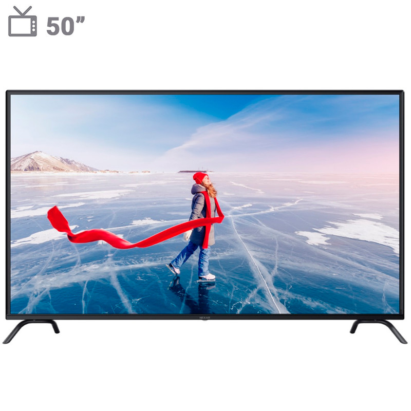 خرید و قیمت تلویزیون ال ای دی هوشمند نكسار مدل NTV-U50E616N سایز 50 اینچ