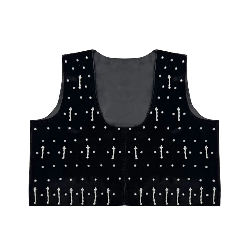 جلیقه رسمی زنانه مدل مروارید شب