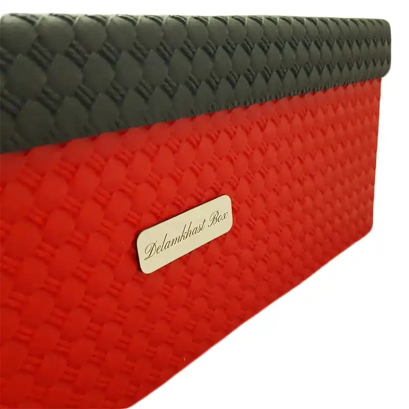 جعبه هدیه دلم خواست باکس طرح مربع کد 20