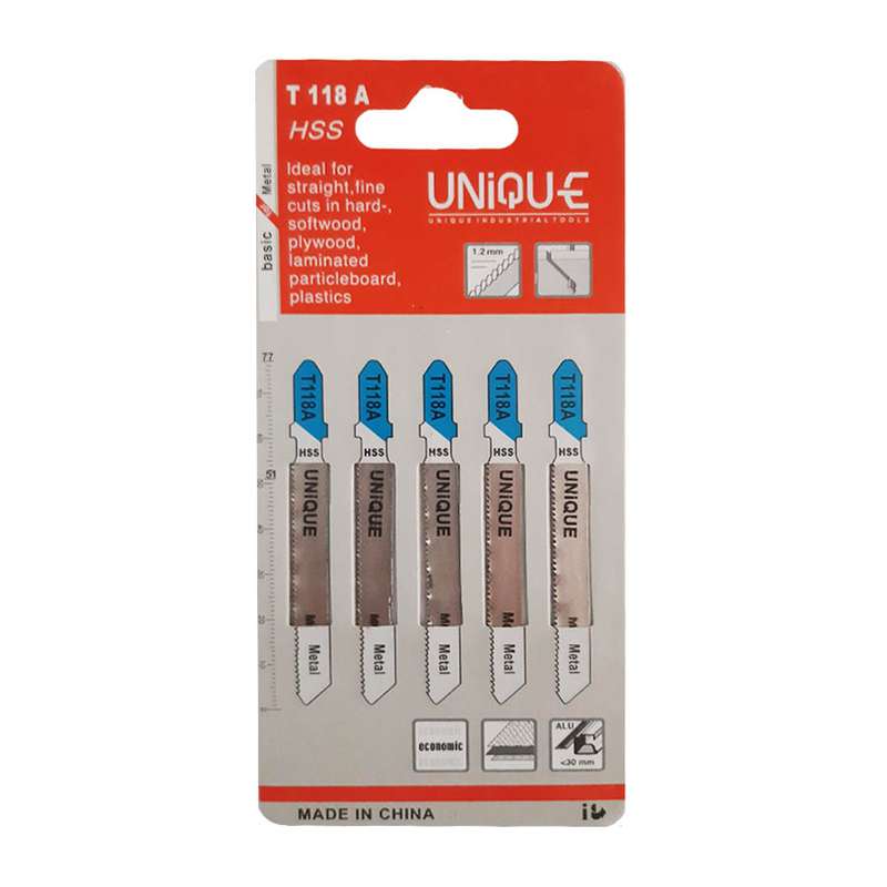 مجموعه 5 عددی تیغه اره عمودبر یونیک مدل T118A مجموعه 5 عددی تیغه اره عمودبر یونیک مدل T118A